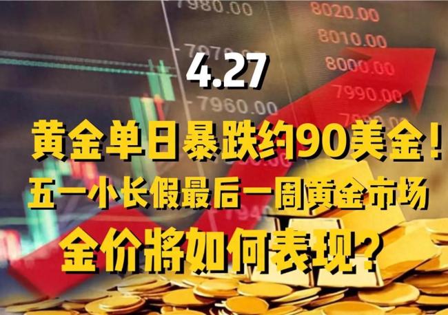 黄金价格连续下跌，五一期间或高位震荡 市场惊现“大逃杀”