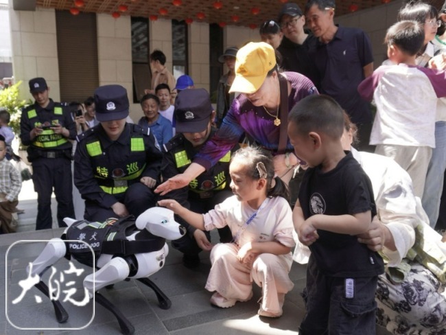 揭秘警犬的五一假期 機(jī)器警犬成焦點(diǎn)