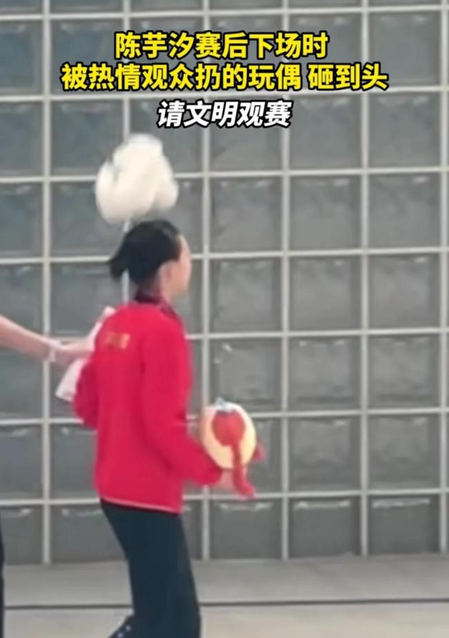 陳芋汐被玩偶砸到全紅嬋幫撿起 姐妹情深默契十足