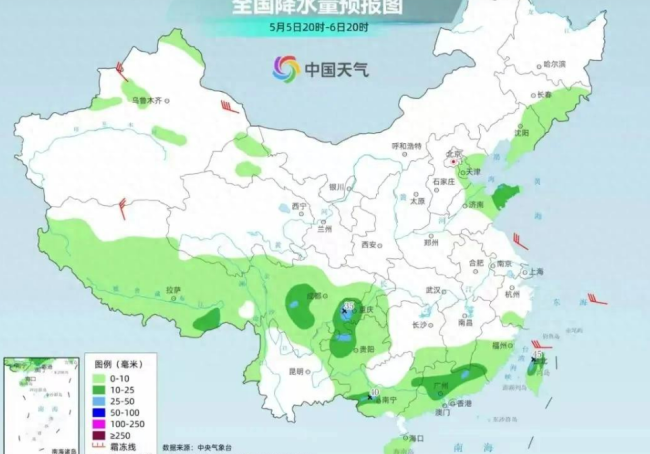 跌10℃+,！南方大暴雨 北方雨風(fēng)沙齊至