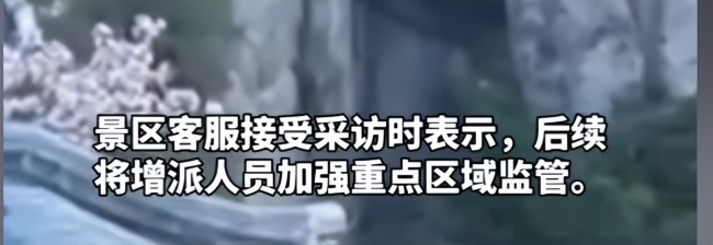 泰山兩游客翻越護(hù)欄險(xiǎn)墜崖，差點(diǎn)把命搭在泰山上