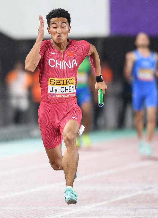 中國男子4X100米小組第三無緣決賽 接力賽遺憾止步