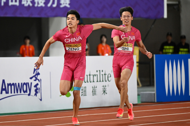 中国队接力获4张世锦赛门票 新生代闪耀天河