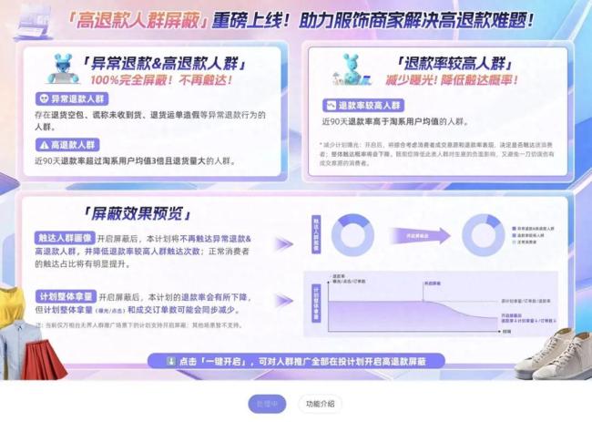 淘寶推出“高退款人群屏蔽功能” 商家可設(shè)置屏蔽