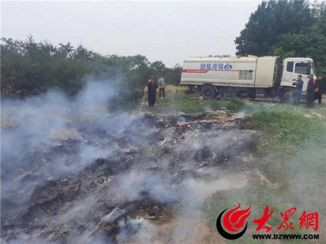 菏澤環(huán)衛(wèi)雷霆救援火情化危機