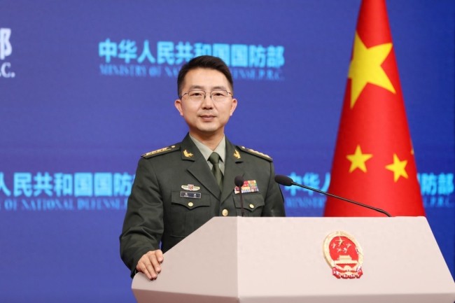 蔣斌大校任國防部新聞發(fā)言人 新任發(fā)言人亮相