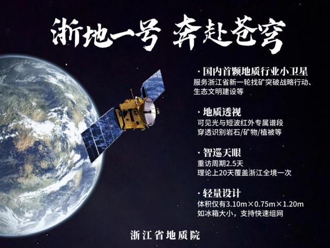 中國首顆地質(zhì)行業(yè)衛(wèi)星發(fā)射成功 開啟地質(zhì)遙感新時代