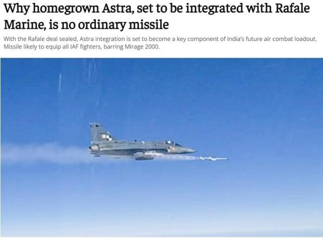 印度空軍為“陣風”換裝國產導彈