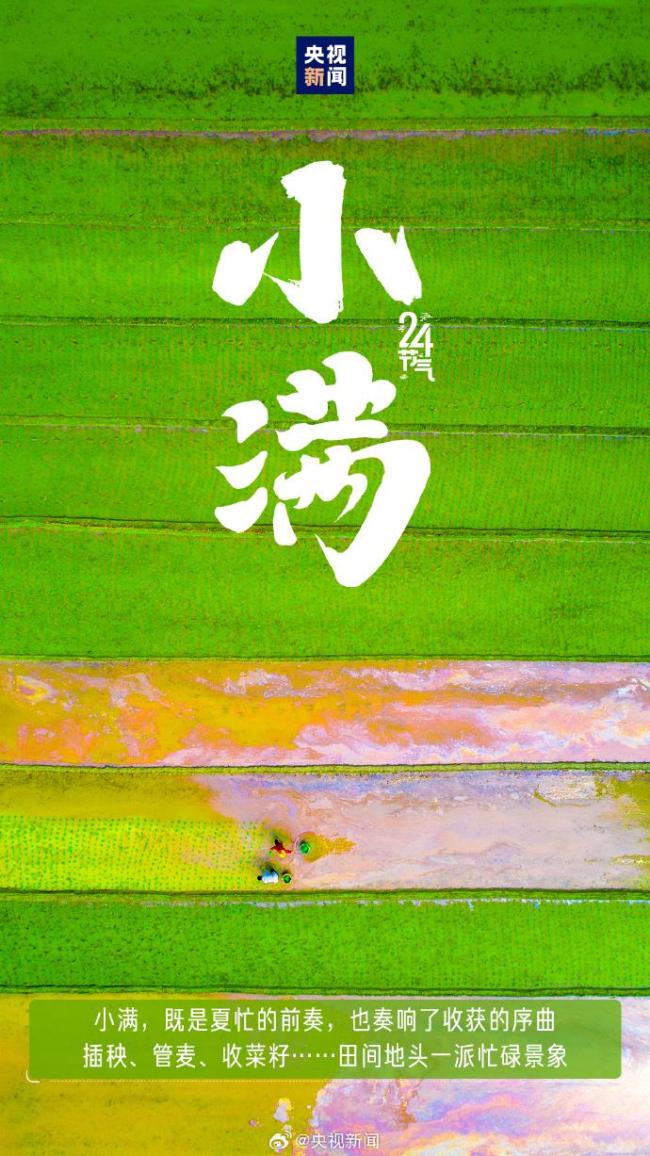 521遇上小滿 傳遞祝福 愿你收獲雙倍美好,！