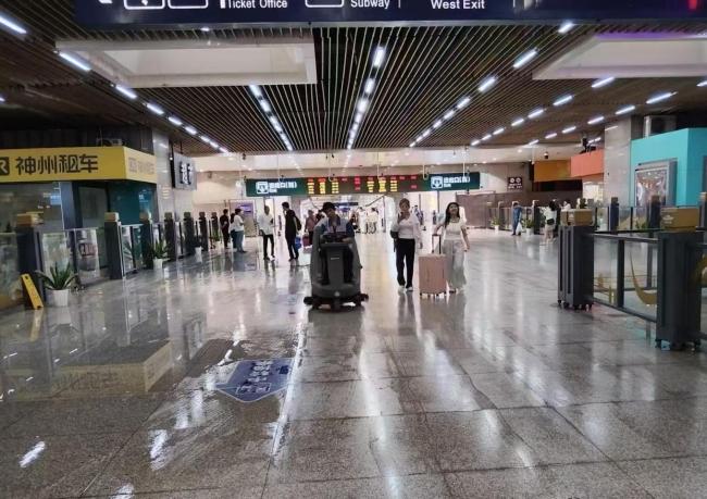 武昌火車站積水已全部消退
