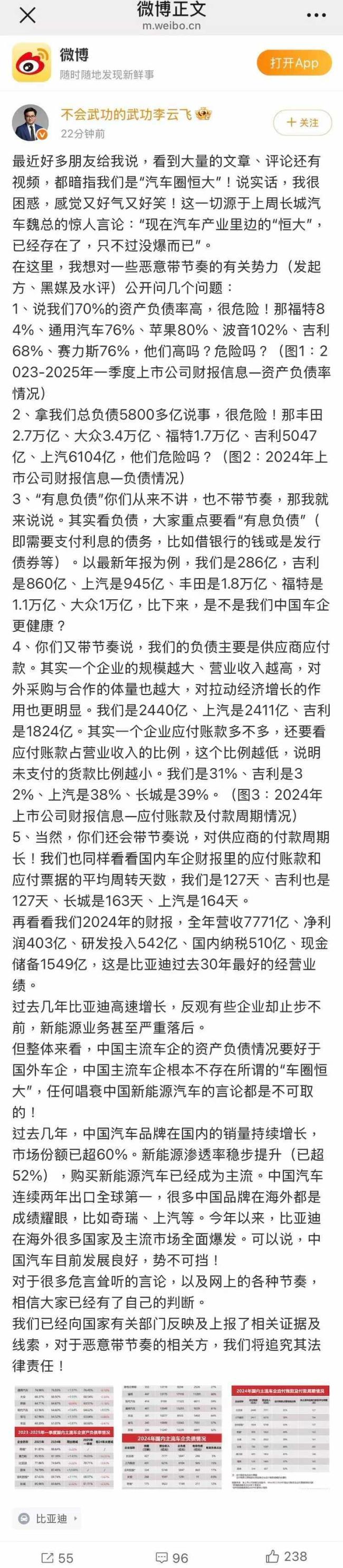 大V：從數(shù)據(jù)看比亞迪不是車圈恒大
