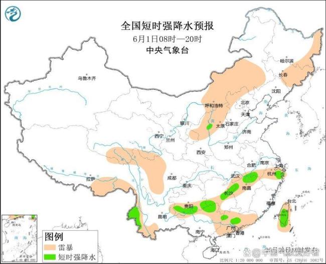 暴雨橫掃南方大部 為何成都不下雨 成都成“少雨孤島”