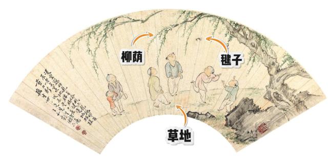古代小孩哥怎么過六一 綠意中撒歡踢毽子
