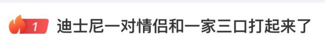 警方通報上海迪士尼打架事件 拍照爭執(zhí)引發(fā)沖突