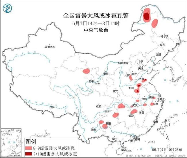 河南東部等地將有10級(jí)以上雷暴大風(fēng) 高考期間注意防范
