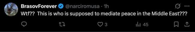 美特使称特朗普可兼任以总理 引发争议与批评