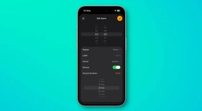 iPhone鬧鐘能自定義稍后提醒時(shí)間了 細(xì)節(jié)提升姍姍來遲