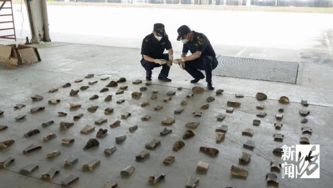上海海關(guān)截獲瀕危犀牛角126塊 特大走私案告破