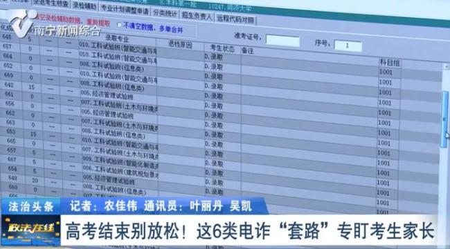 深理工辟谣“内部指标可降分录取” 警惕高考诈骗陷阱