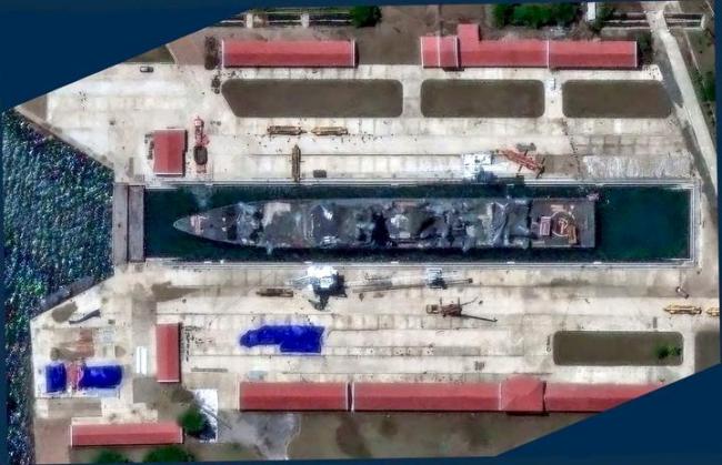 博主：朝鮮或找俄幫忙維修側(cè)翻軍艦 羅津港成修復(fù)關(guān)鍵節(jié)點(diǎn)