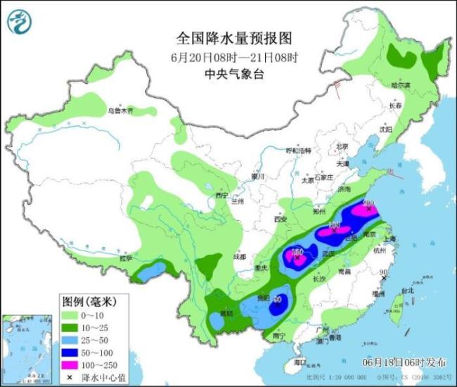 10省区市有大暴雨！中东部强降水过程上线 内蒙古东部及华北东北有强对流天气