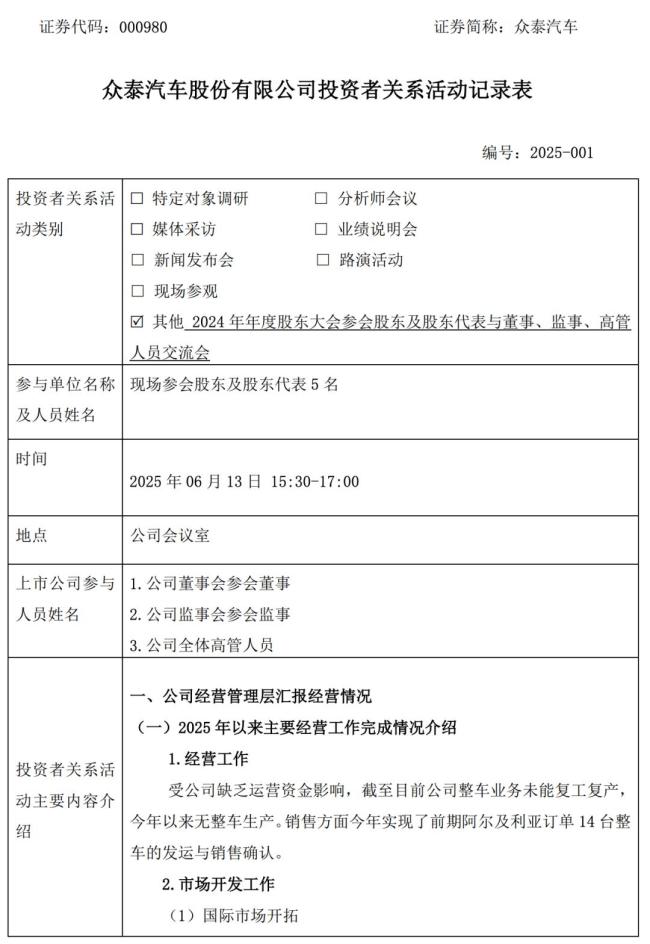 眾泰汽車公告退市風(fēng)險(xiǎn)