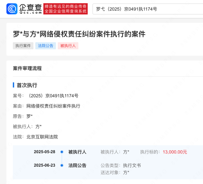 罗云熙申请强制自媒体道歉