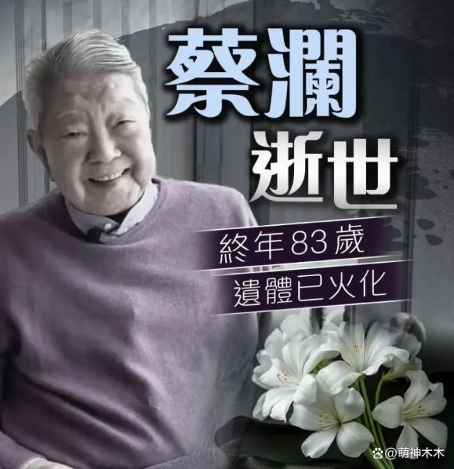 蔡澜墓志铭想刻三个字 我活过