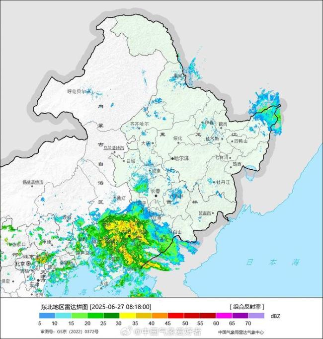 受北上冷涡影响，东北气温倒挂 冷涡带来解暑降雨