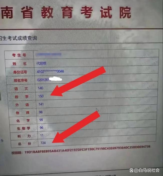 高考724分女生：平時(shí)數(shù)學(xué)也常滿分,，裸眼女狀元逆襲成功