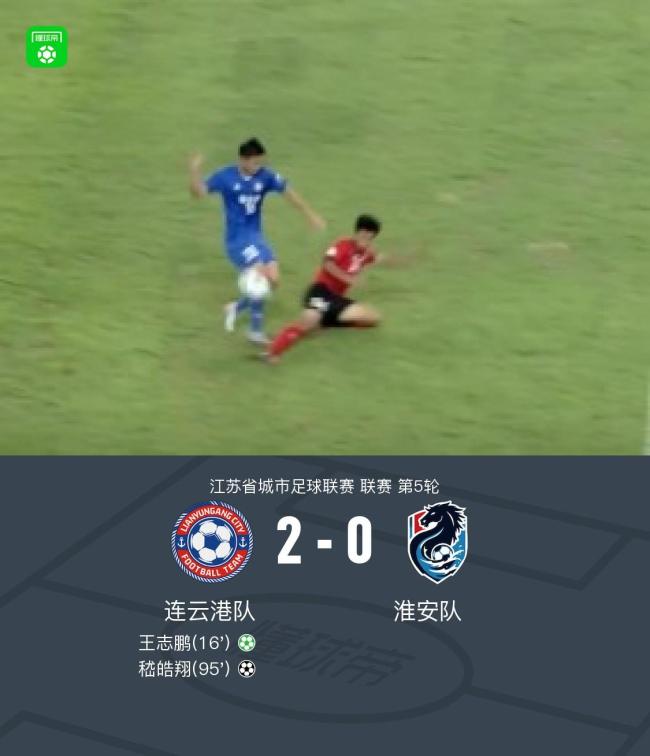 連云港2-0擊敗淮安