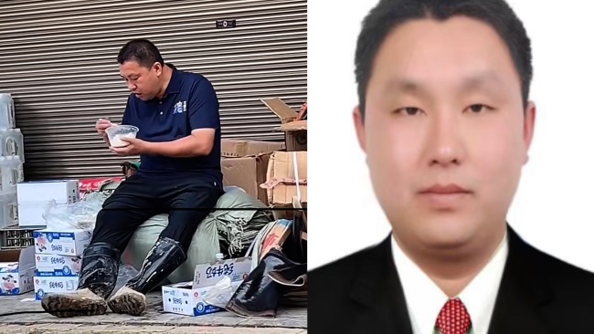 榕江副县长清淤后坐在物资上吃盒饭走红 实干精神获赞