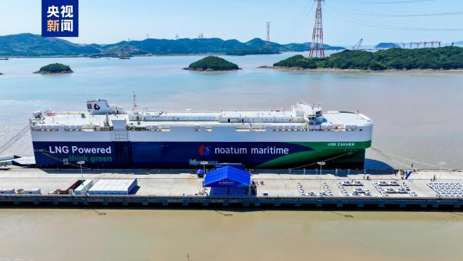 新船首航 中國阿聯(lián)酋港口開通汽車物流新通道