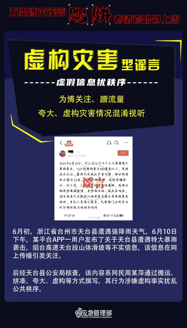 五類涉災(zāi)謠言陷阱 看清套路別上當(dāng)