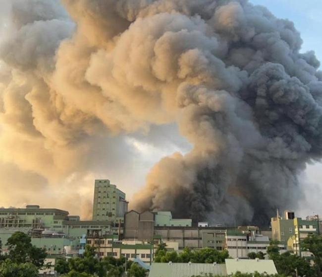 臺灣首座超級鋰電池工廠爆炸