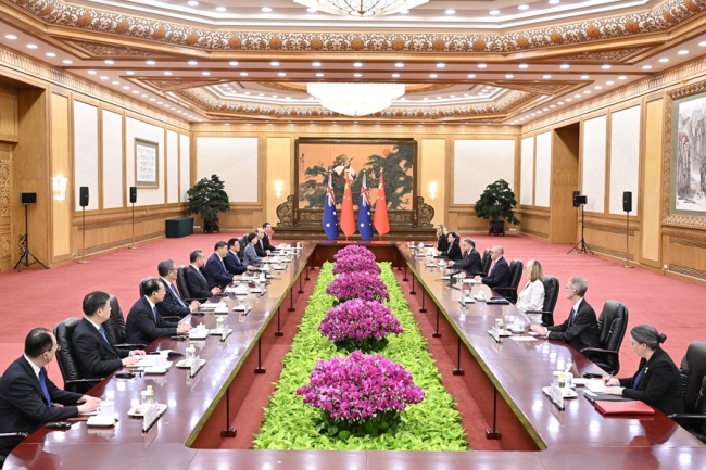 習(xí)近平會見澳大利亞總理阿爾巴尼斯