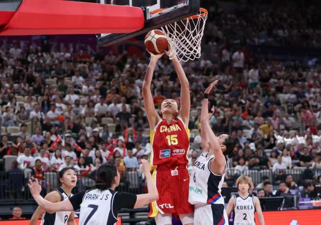 中國(guó)女籃力克韓國(guó)取亞洲杯兩連勝