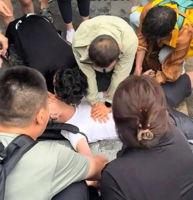 男子爬五臺山時突然暈倒去世