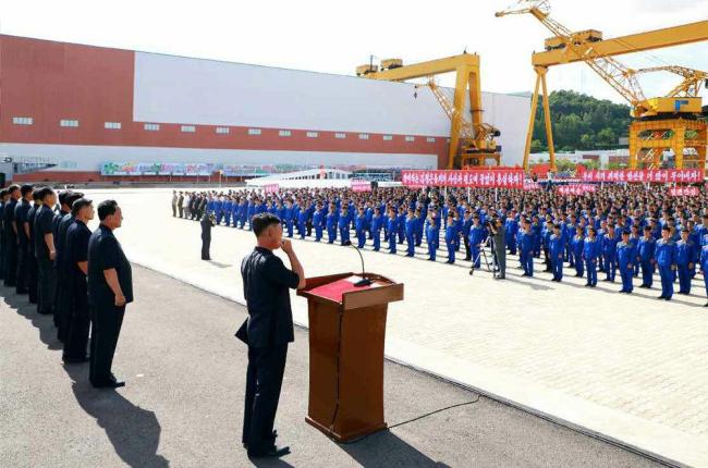 朝鮮將再建造一艘5000噸級驅逐艦