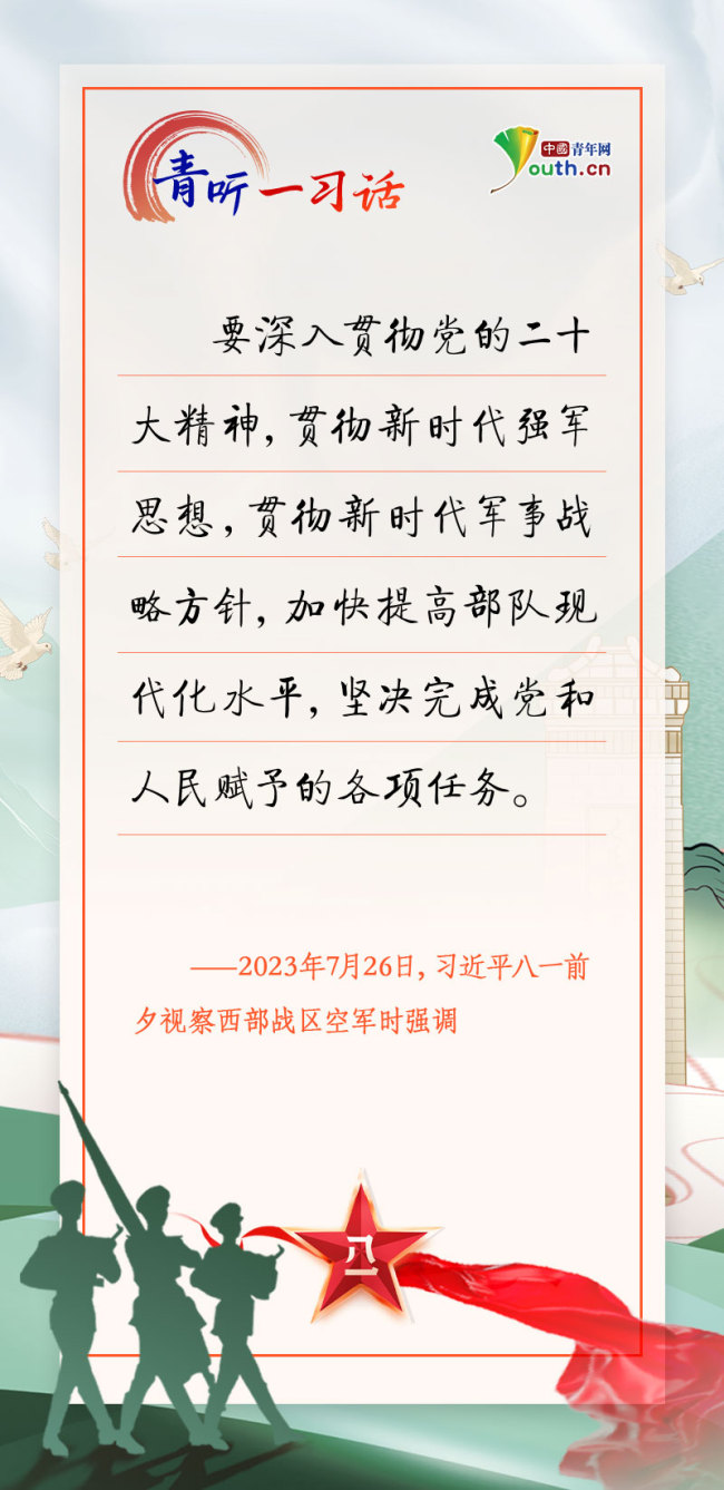 青聽(tīng)一習(xí)話 | 不斷開(kāi)創(chuàng)強(qiáng)軍事業(yè)新局面