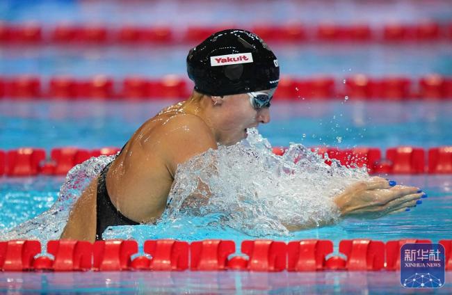 游泳世錦賽女子200米蛙泳決賽賽況 美國選手道格拉斯奪冠