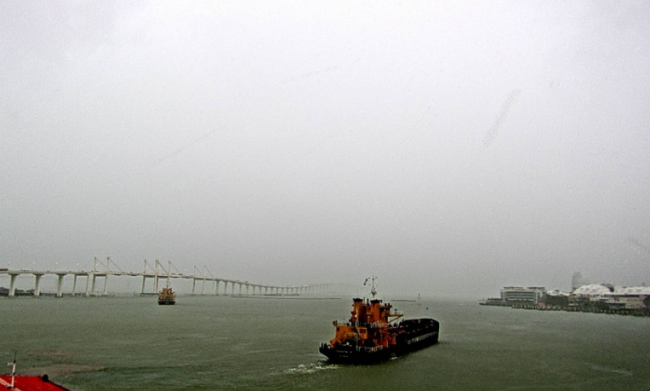 澳门发出黑色暴雨警告信号