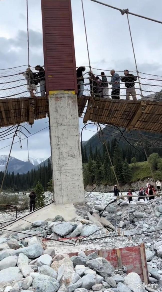 景区桥索断裂军人现场救援多人 悲剧重演引深思