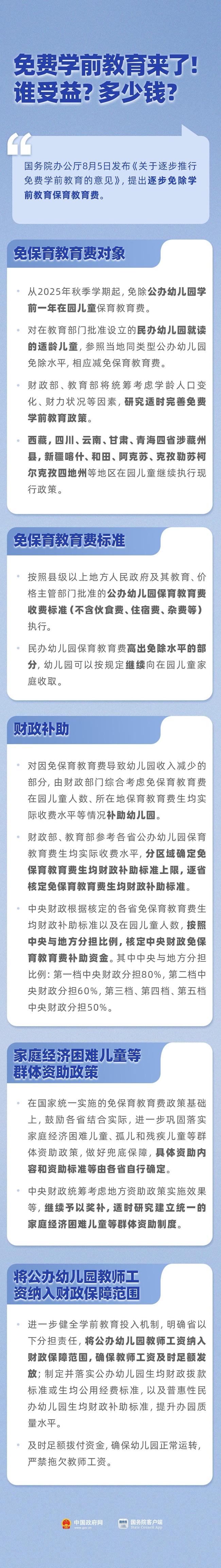 免费学前教育来了 专家解读 政策分阶段推进
