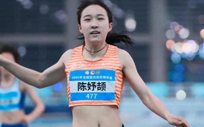 陈妤颉向梁小静下战书：全运会100米争取好好比 17岁前跑出11秒25