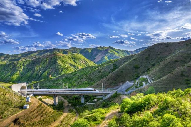 每一張都是壁紙！看火車行駛在草原“畫廊”