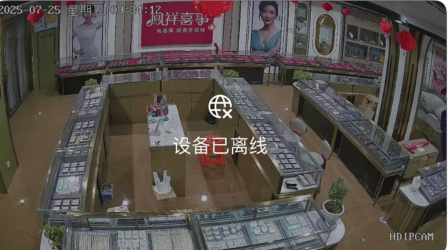 金店黄金被洪水冲走 店内监控曝光