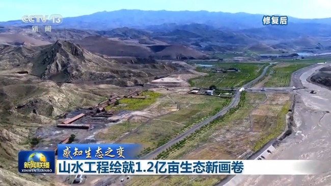 感知生態(tài)之變丨山水工程繪就1.2億畝生態(tài)新畫卷