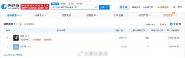 演员张翰被冻结165万股权 涉及多起法律纠纷