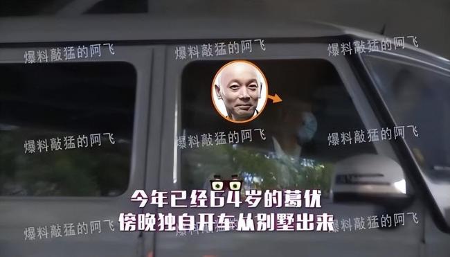 葛优自驾带儿子外出吃饭 温馨画面曝光